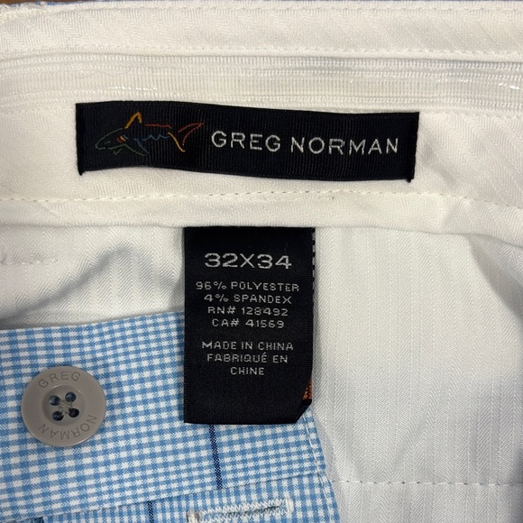 Greg Norman Collection Blue Plaid Golf Pants Size 32X34 - Picture 2 of 7